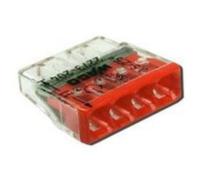 Borne de connexion - automatique 2273 - pour fils rigides - 4X0,5 A 2,5mm2 WAGO