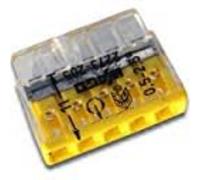 Borne de raccordement WAGO 2273-205-100 flexible: - rigide: 0.5-2.5 mm² Nombre de pôles (num): 5 t
