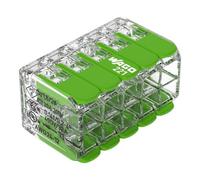 Borne de connexion universelle à leviers 10x4mm² - boîte de 15 - Green 221-430 WAGO