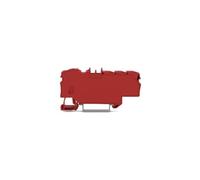 Borne de distribution - Avec ouverture de commande - 1 x 6 mm² / 6 x 1,5 mm² - Avec plaque de finition intégrée - Inscription latérale et centrale - Pour rail de support 35 x 15 et 35 x 7,5 - Push-in