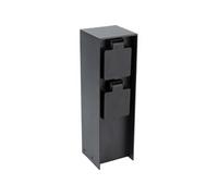 - Borne de jardin à fixer 2x16A IP44 - Aluminium Noir