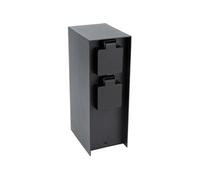 Multiprise ZENITECH de jardin à fixer 4x16A IP44 alu noir
