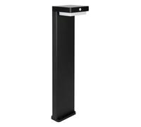 Borne de Jardin Solaire à Piquer 220lm USB-C Carré IP54 Noir - Blanc Chaud 2300K - 3500K