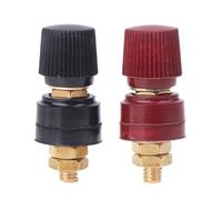 Borne de Liaison Connecteurs de jonction d'alimentation en Laiton, kit de bornes de Remplacement de 6 mm et 8 mm(6mm)
