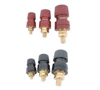 Borne de Liaison Kit de bornes de Remplacement for connecteur de jonction d'alimentation à Goujon en Laiton de 6 mm, 8 mm et 10 mm(10mm 1 Pair)