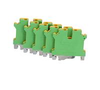 Borne de mise à la terre, bornier de rail DIN TYP USLKG-3 bloc 50 pièces pour connexion électrique