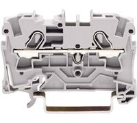 Borne de passage WAGO 2004-1204 6.20 mm ressort de traction Affectation: N bleu