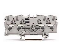 Borne de passage - WAGO - 2004-1405 - 6.20 mm - ressort de traction - noir