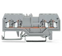 Borne de passage WAGO 279-831 4 mm ressort de traction Affectation: L gris 100 pc(s)