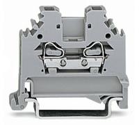 Borne de passage WAGO 280-101 5 mm ressort de traction Affectation: L gris 100 pc(s)