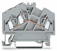 Borne de passage WAGO 280-641 5 mm ressort de traction Affectation: L gris 100 pc(s)