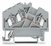Borne de passage WAGO 280-641 5 mm ressort de traction Affectation: L gris 100 pc(s)