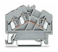 Borne de passage WAGO 280-641 5 mm ressort de traction Affectation: L gris 100 pc(s)