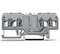 Borne de passage WAGO 280-826 5 mm ressort de traction Affectation: L gris 100 pc(s)