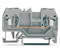 Borne de passage WAGO 280-901 5 mm ressort de traction Affectation: L gris 100 pc(s)