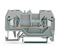 Borne de passage WAGO 280-901 5 mm ressort de traction Affectation: L gris 100 pc(s)