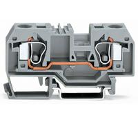 Borne de passage WAGO 284-901 10 mm ressort de traction Affectation: L gris 25 pc(s)