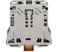 Borne de passage WAGO 285-150 20 mm ressort de traction Affectation: L gris 1 pc(s)