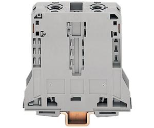 Borne de passage WAGO 285-195 25 mm ressort de traction Affectation: L gris 1 pc(s)