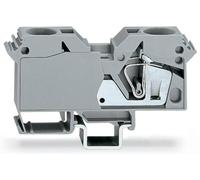 Borne de passage WAGO 285-601 16 mm ressort de traction Affectation: L gris 15 pc(s)