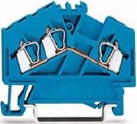 Borne de passage Wago pour 3 conducteurs - 2,5 mm² - 280-651.