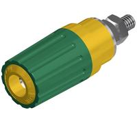 Borne de polarité Ø stylo (détails): 4 mm Hirschmann Test & Measurement PKI 100 930757188 jaune, vert 35 A