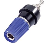 Borne de polarité Ø stylo (détails): 4 mm TRU COMPONENTS TC-R1-14M BL 1587896 bleu 10 A