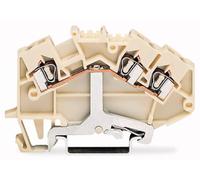 Borne de raccordement de tresse blindage WAGO 780-640 5 mm ressort de traction blanc 50 pc(s)