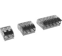 Borne de raccordement Degson DG221-5.6-05P-17-13A(H) flexible: 0.14-4.0 mm² rigide: 0.20-4.0 mm² Nombre de pôles: 5 transparent