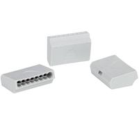 Borne de raccordement HellermannTyton HECE-8X1.5-PA-GY-75 148-90018 flexible: 0.5-1.5 mm² rigide: 0.5-1.5 mm² Nombre de pôles