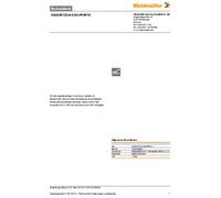 Borne de raccordement pour capteurs/actionneurs Weidmüller SAIE-M12S-4-2.0U-FP-M16 2466940000 1 pc(s)