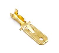 Borne de raccordement rapide à sertir Spade mâle 6.3mm à sertir connecteur Non isolé 50 Pcs