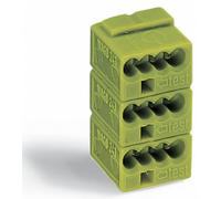 Borne de raccordement WAGO 243-748 flexible: - rigide: 0.28-0.5 mm² Nombre de pôles: 8 vert clair 50 pc(s)