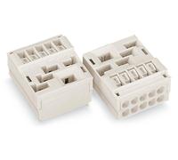 Borne de raccordement WAGO 267-305 flexible: - rigide: 1.5-2.5 mm² Nombre de pôles: 5 blanc 50 pc(s)