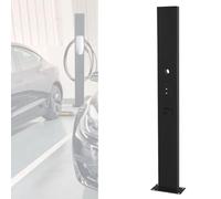 Borne de recharge autoportante en acier inoxydable, support de connexion, colonne de recharge extérieure pour véhicules électriques, conception robuste de 150 x 20 x 10 cm pour une utilisati
