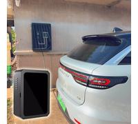 Borne de Recharge Borne de Recharge Extérieure Toutes Saisons, Boîtier de Recharge pour Véhicules Électriques, Boîtier de Gestion des Câbles Tesla Verrouillable, Gain de Place
