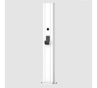 Borne de recharge universelle robuste pour véhicules électriques, support de recharge extérieur de 150 cm (59 po), colonne de recharge en acier pour véhicules électriques, fixation au sol to