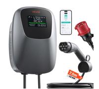 Borne de Recharge Véhicule Électrique-VEVOR-22 kW Triphasée Type 2 CEE 32 A Chargeur pour Voiture Électrique Hybride Rechargeable