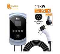 borne de recharge voiture electrique EVSE Wallbox 11 kw 3Phase Vope2 Câble Prise IEC62196-2.bazarland30