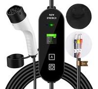 Borne de Recharge Voiture Électrique SZSMART QC1 Type 2 7kW 8-32A Monophasé 3m Sans Prise
