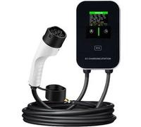 Borne de Recharge Voiture Électrique SZSMART QC2 Type 2 22kW 8-32A Triphasé 5m IP65 App Bluetooth WiFi