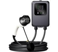 Borne de Recharge Voiture Électrique SZSMART QC3 Type 2 Wallbox 7kW 8-32A Monophasé 3m IP54 Sans Prise