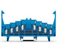 Borne de répartition WAGO 727-223 7.62 mm ressort de traction Affectation: N bleu 50 pc(s)