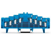 Borne de répartition WAGO 727-224/022-000 7.62 mm ressort de traction Affectation: N bleu 50 pc(s)