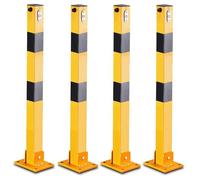 Borne de sécurité Pliante verrouillable, verrou de Parking Pliable pour la Protection des parkings. Barrière de Parking Pliante - Borne de sécurité pour allée et butée de