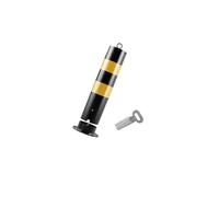 Borne de sécurité pour stationnement, barrière de circulation pour garages, design extérieur en acier au carbone avec fonctions d'avertissement, solution de contrôle de la circulation durable et