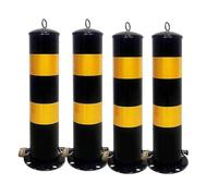 Borne de sécurité robuste avec manchon de stationnement pour un rangement amélioré dans le garage et la protection des allées