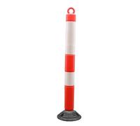 Borne de signalisation flexible - Poteau de sécurité à mémoire de forme, cônes de signalisation durables pour la gestion des parkings et des foules, idéal pour la gestion d'entrepôts et d'év