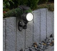 Borne De Sol Solaire Extérieure IP44 Akku Erdspieß Noir 3 LED