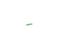 Borne de terre en laiton 1 x 25, 8 x 10 et 8 x 16 mm² sur base verte - HAGER KM17E
